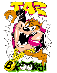 Taz Brooklyn Mania Vector