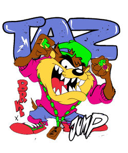 Taz Brooklyn Mania Vector