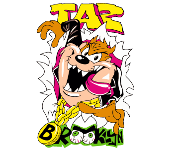 Taz Brooklyn Mania Vector